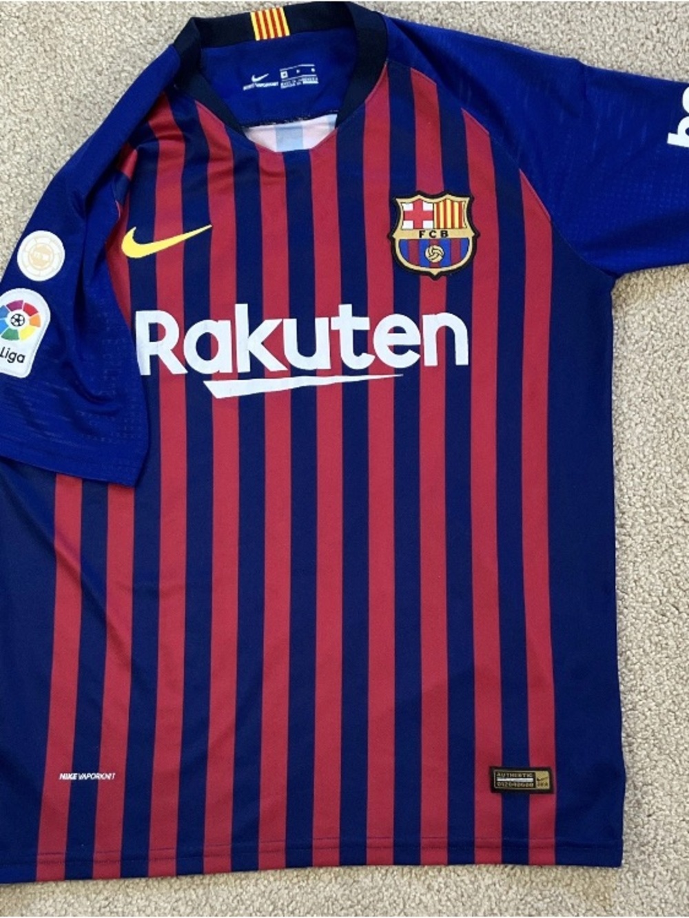 Nike FC Barcelona 18/19 Home Coutinho Jersey Size Medium Blue Red Yellow